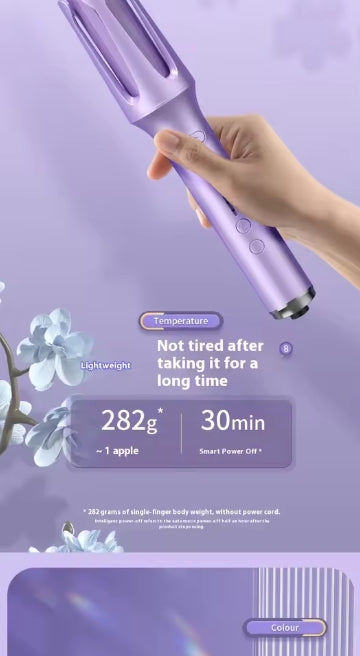 2 in 1 Automatic Curler 32mm - Professional Rotating Ceramic Curling Wand