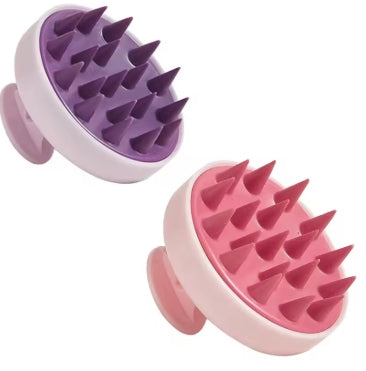 Silicone Shampoo Brush Head Scalp Massage Comb Hair Washing Comb Body Massage Brush Bath Shower Brush Salon Hairdressing Tool