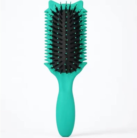 Tangle-Free Curl Shaping Brush – Styling Comb for Curly Hair